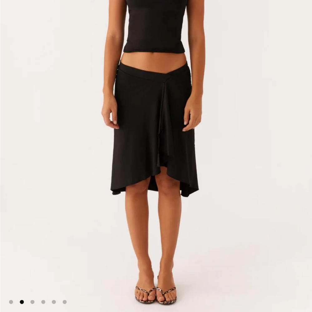 Peppermayo Exclusive - She’s A Lady Midi Skirt - Black US 16